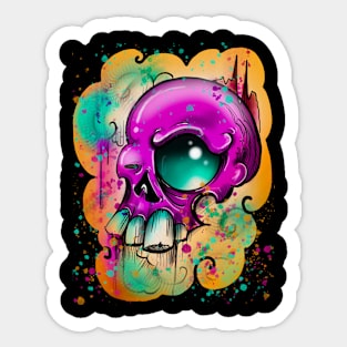 LollipopSkull Sticker